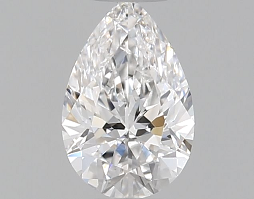 0.3 carat E-VVS1 Natūralus Pear Deimantas (1)