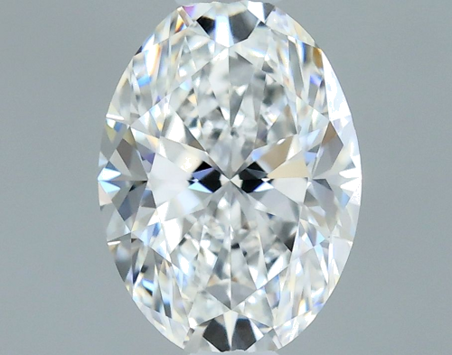 0.5 carat F-VVS2 Natūralus Oval Deimantas (1)