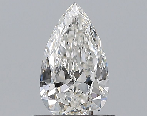 0.5 carat F-VS1 Natūralus Pear Deimantas (1)