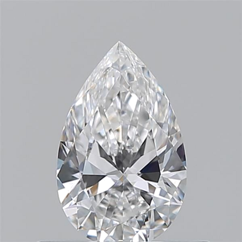 0.5 carat D-VS1 Natūralus Pear Deimantas (1)