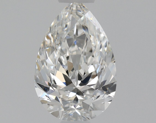 0.63 carat F-VVS1 Natūralus Pear Deimantas (1)