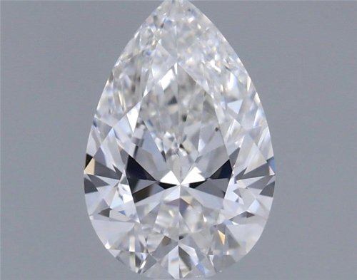 0.5 carat E-VS2 Natūralus Pear Deimantas (1)