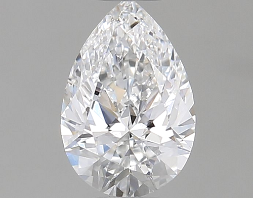 0.4 carat E-VVS2 Natūralus Pear Deimantas (1)