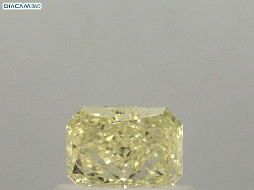 0.43 carat Fancy Yellow-SI2 Natūralus Radiant Deimantas (1)