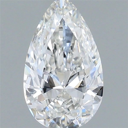 0.5 carat G-SI1 Natūralus Pear Deimantas (1)