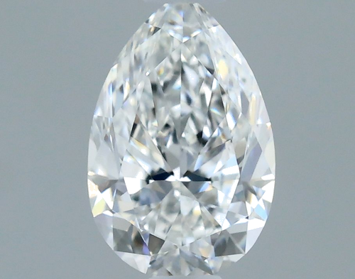 0.4 carat E-VVS1 Natūralus Pear Deimantas (1)
