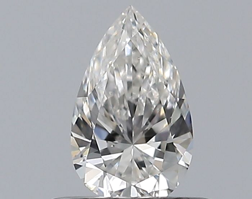 0.36 carat F-SI1 Natūralus Pear Deimantas (1)