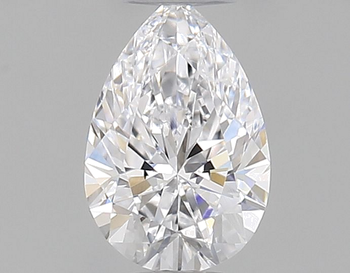 0.34 carat D-VVS1 Natūralus Pear Deimantas (1)