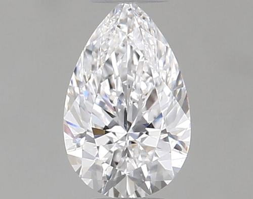 0.36 carat D-VVS2 Natūralus Pear Deimantas (1)
