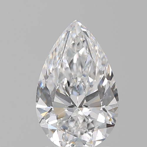 2.2 carat D-SI1 Natūralus Pear Deimantas (1)
