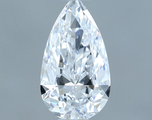0.5 carat D-VVS1 Natūralus Pear Deimantas (1)