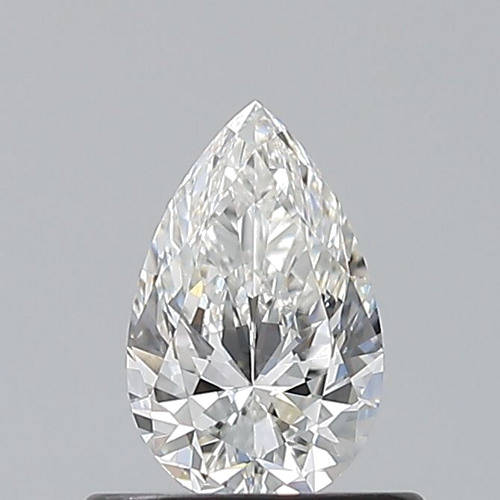 0.51 carat G-VVS2 Natūralus Pear Deimantas (1)
