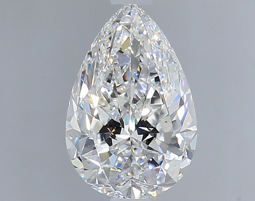 1.0 carat E-VS2 Natūralus Pear Deimantas (1)