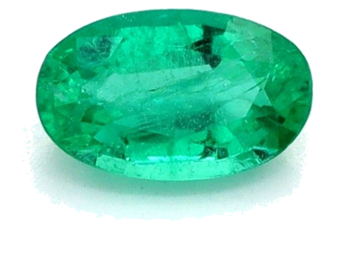 0.22 carat GREEN Oval Smaragdas (1)