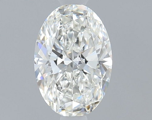 0.5 carat H-SI1 Natūralus Oval Deimantas (1)