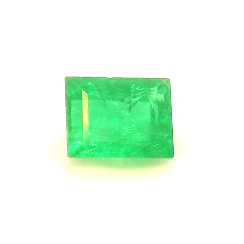 0.3 carat GREEN Baguette Smaragdas (1)
