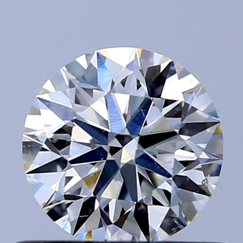 0.51 carat G-SI2 Excellent cut Natūralus Round Deimantas (1)