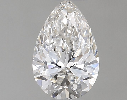0.3 carat G-VVS2 Natūralus Pear Deimantas (1)