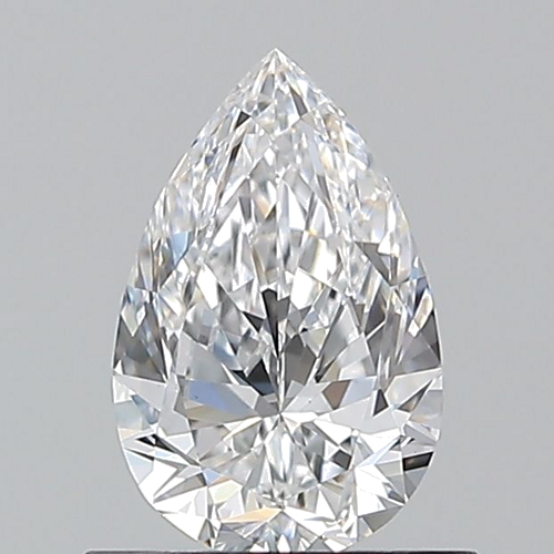 0.7 carat D-VS1 Natūralus Pear Deimantas (1)