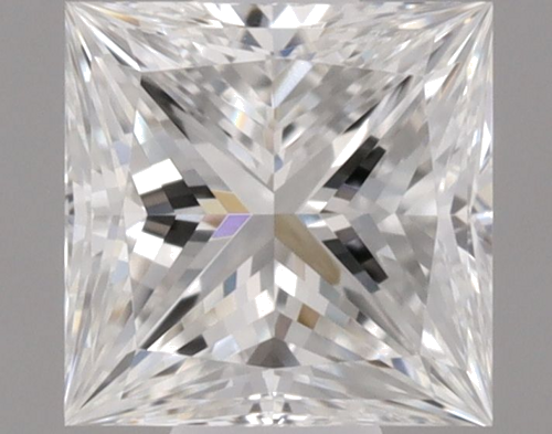 0.34 carat F-VVS2 Natūralus Princess Deimantas (1)