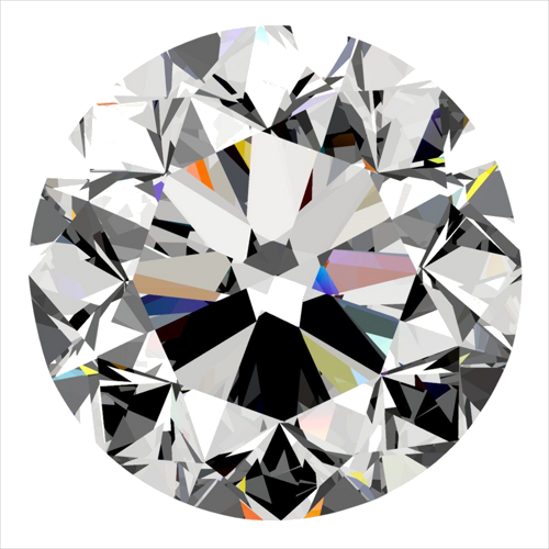 0.3 carat G-VS2 GD cut Natūralus Round Deimantas (1)