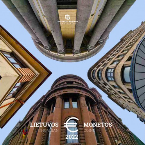 2022 Lithuania Kaunas Modernism BU Euro coin set (3)