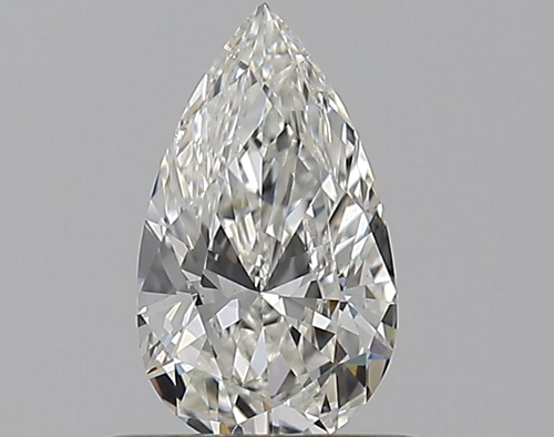 0.5 carat H-VVS2 Natūralus Pear Deimantas (1)