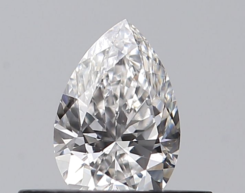 0.34 carat F-VVS1 Natūralus Pear Deimantas (1)