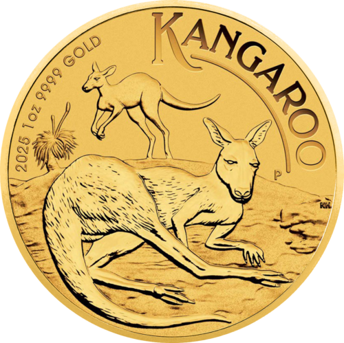 1 oz Kengūra 2025 Australija auksinė moneta (.9999 Grynuolis) (1)