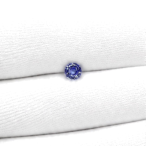 0.7 carat BLUE Round Safyras (1)