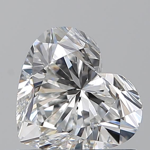 0.91 carat F-VS1 Natūralus Heart Deimantas (1)