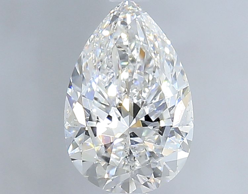 1.0 carat E-SI2 Natūralus Pear Deimantas (1)
