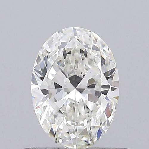0.5 carat G-VS2 Natūralus Oval Deimantas (1)