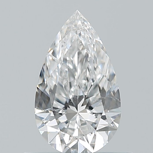 0.6 carat D-SI2 Natūralus Pear Deimantas (1)