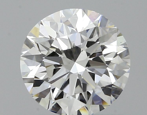 0.5 carat F-SI1 Excellent cut Natūralus Round Deimantas (1)