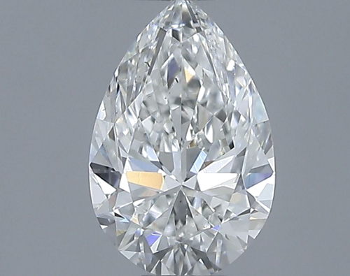 0.5 carat G-VS2 Natūralus Pear Deimantas (1)