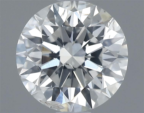 0.54 carat G-SI2 Excellent cut Natūralus Round Deimantas (1)