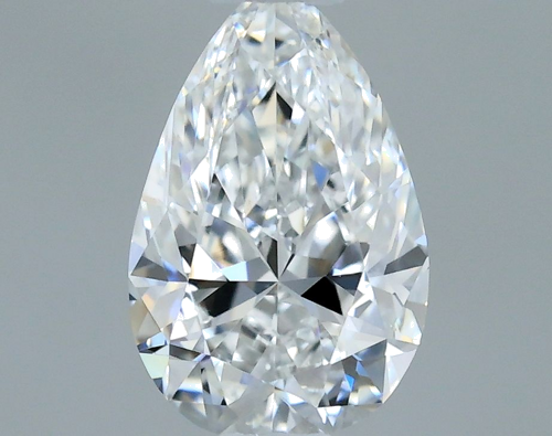 0.34 carat E-VS1 Natūralus Pear Deimantas (1)