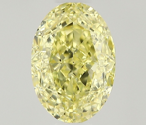 0.5 carat Fancy Intense Yellow-VS1 Natūralus Oval Deimantas (1)