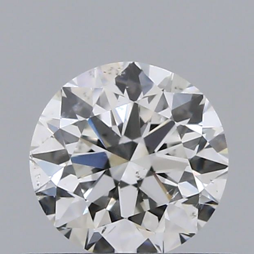 0.5 carat G-SI1 GD cut Natūralus Round Deimantas (1)