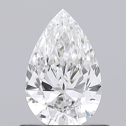0.56 carat F-VS1 Natūralus Pear Deimantas (1)