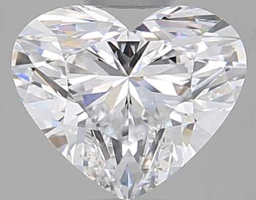 0.63 carat D-VVS1 Natūralus Heart Deimantas (1)