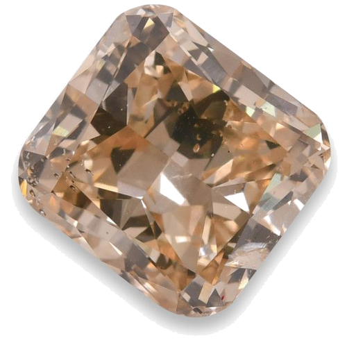 6.05 carat Fancy Yellowish Brown-SI1 Natūralus Radiant Deimantas (1)