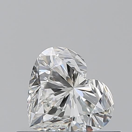 0.5 carat H-VVS2 Natūralus Heart Deimantas (1)