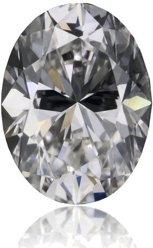 0.4 carat D-VVS1 Natūralus Oval Deimantas (1)