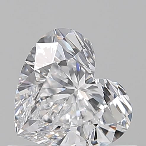 0.51 carat D-VVS2 Natūralus Heart Deimantas (1)