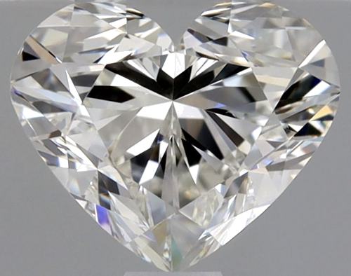 0.9 carat I-VS2 Natūralus Heart Deimantas (1)