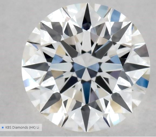 0.31 carat G-VVS1 Excellent cut Natūralus Round Deimantas (1)