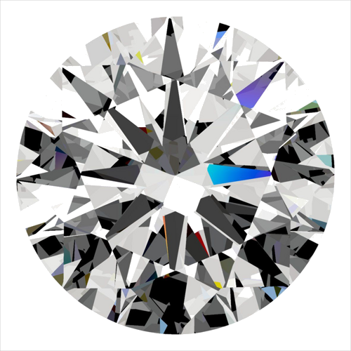 0.33 carat D-VS1 Excellent cut Natūralus Round Deimantas (1)