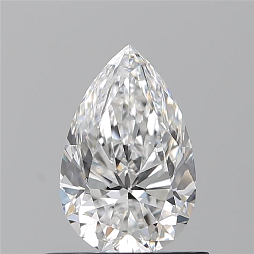 0.7 carat D-VS2 Natūralus Pear Deimantas (1)